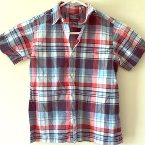 Plaid polo